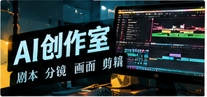 AI片场栏目主题视觉